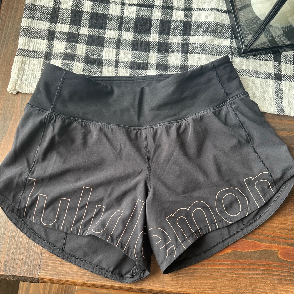 lululemon athletica Charcoal Women's Athletic Shorts